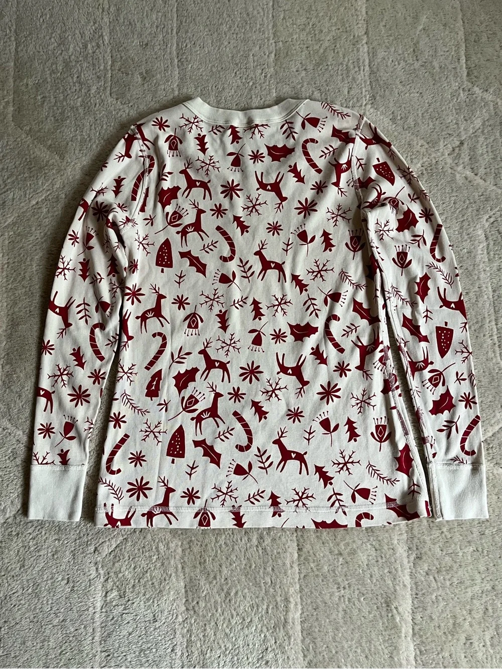 Hanna Andersson Organic Scandi Cane PJ Top